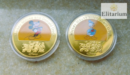 Numizmaty 2 szt. Myszka Mickey i Donald Duck 